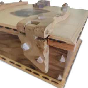 Lesena skrinja skrinjica škatla