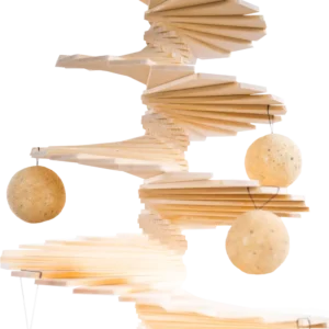 Spiralna novoletne smrečica, smreklca, božižni drevešček