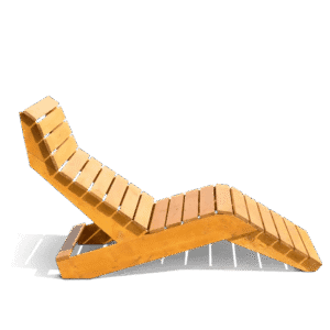 Wooden lounger