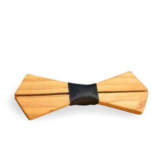 Bow tie with notch