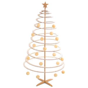 Spiral Wooden Christmas Tree
